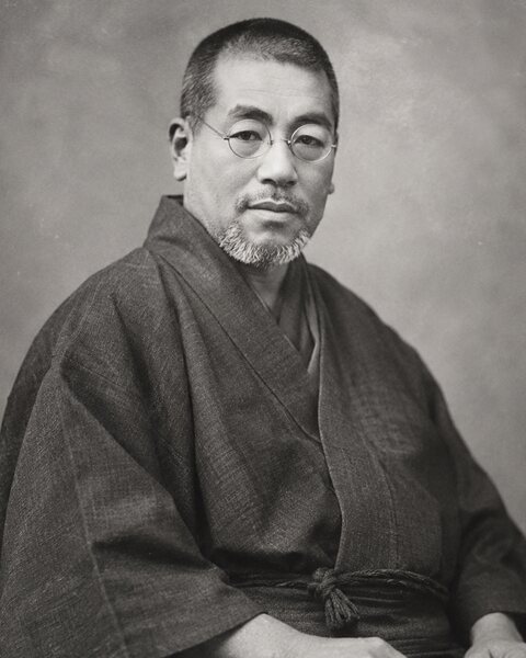 Monochrome portrait inspired by Mikao Usui